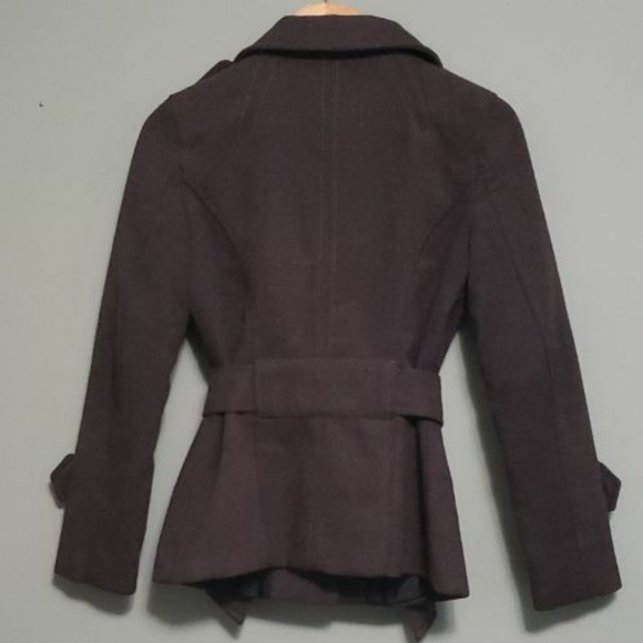 Zara grey coat with belt - Picture 8 of 11